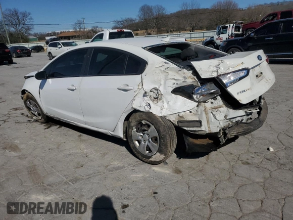 2017 Kia Forte LX with VIN 3KPFK4A75HE046031, listed as a Copart auction lot 48627615 with 87,598 mi miles and Salvage Title. Bid and sale history available at carsss.com. Image 2.