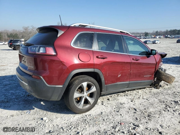 2019 Jeep Cherokee Limited with VIN 1C4PJLDB3KD433753, listed as a Copart auction lot 46328455 with 121,669 mi miles and Salvage Title. Bid and sale history available at carsss.com. Image 3.