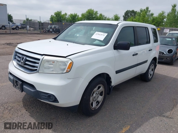 2013 Honda Pilot LX with VIN 5FNYF4H29DB028983, listed as a IAAI auction lot 42562971 with 150,207 mi miles and . Bid and sale history available at DreamBid. Image 2.