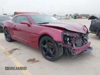 2014 Chevrolet Camaro LT z VIN 2G1FC1E3XE9317459, wystawiony jako IAAI lot #41168805 z przebiegiem 126 298 mil mil oraz . Historia ofert i sprzedaży dostępna na DreamBid. Obrazek 1.