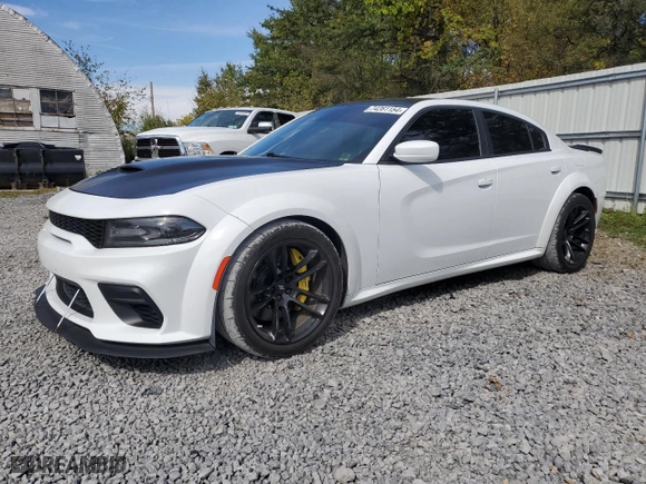 2020 Dodge Charger Scat Pack Widebody with VIN 2C3CDXGJ0LH240842, listed as a Copart auction lot 74261154 with 39,218 mi miles and Non Repairable. Bid and sale history available at carsss.com. Image 1.