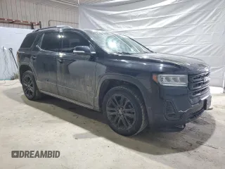 2021 GMC Acadia SLE with VIN 1GKKNRLS2MZ213274, listed as a Copart auction lot 48295345 with 64,457 mi miles and Salvage Title. Bid and sale history available at DreamBid. Image 4.