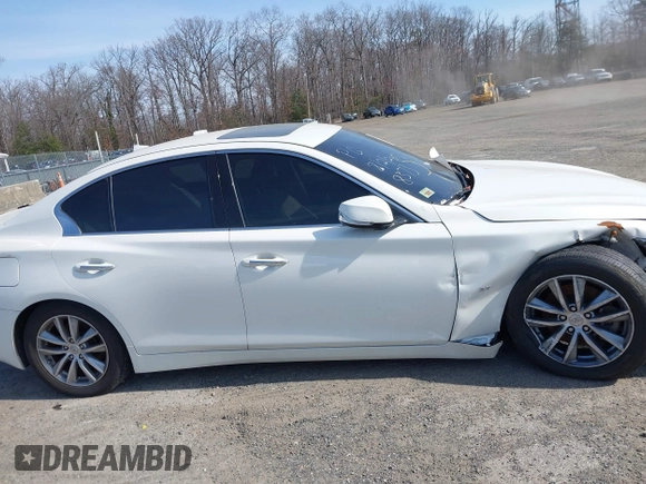 2015 Infiniti Q50 Sport with VIN JN1BV7AR3FM398373, listed as a IAAI auction lot 41714110 with Not provided miles and . Bid and sale history available at DreamBid. Image 12.
