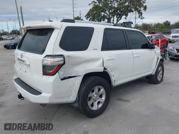 2021 Toyota 4Runner SR5 with VIN JTEEU5JR4M5231007, listed as a IAAI auction lot 41376077 with 74,973 mi miles and . Bid and sale history available at DreamBid. Image 4.