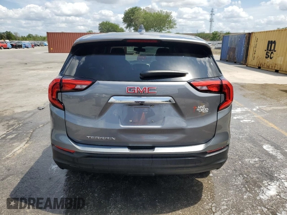 2018 GMC Terrain SLE with VIN 3GKALMEV5JL355116, listed as a Copart auction lot 50918495 with 98,080 mi miles and Salvage Title. Bid and sale history available at carsss.com. Image 6.