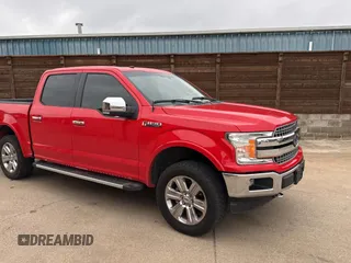 2018 Ford F-150 XL with VIN 1FTEW1E5XJFA41376, listed as a Copart auction lot 54666035 with 153,729 mi miles and Clean Title. Bid and sale history available at carsss.com. Image 1.