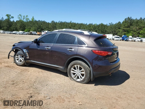 2011 Infiniti FX35 with VIN JN8AS1MW1BM733340, listed as a Copart auction lot 54716425 with 168,178 mi miles and Clean Title. Bid and sale history available at carsss.com. Image 2.