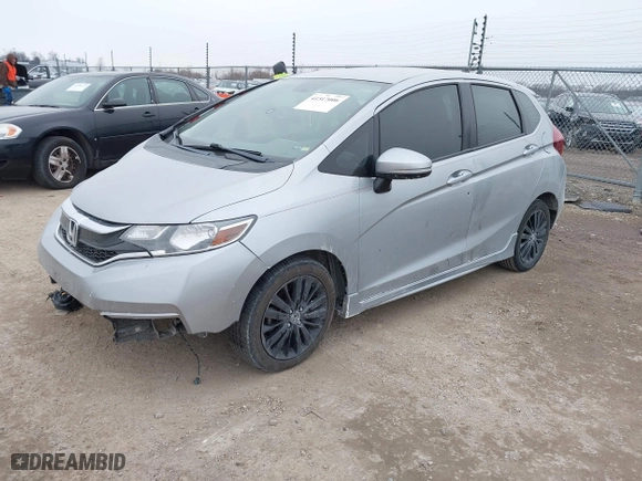 2018 Honda Fit Sport with VIN 3HGGK5H69JM707676, listed as a IAAI auction lot 41517006 with 81,085 mi miles. Bid and sale history available at carsss.com. Image 18.