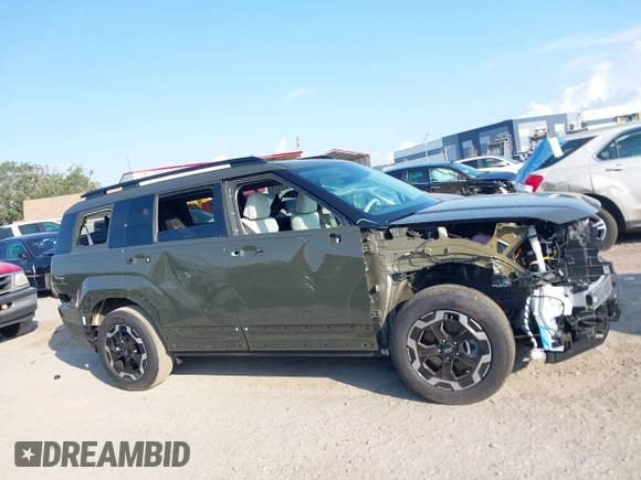 2025 Hyundai Santa Fe SEL z VIN 5NMP24GL6SH104866, wystawiony jako IAAI lot #42186408 z przebiegiem 361 mil mil oraz . Historia ofert i sprzedaży dostępna na DreamBid. Obrazek 14.