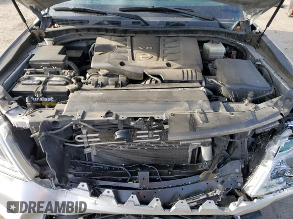 2017 Nissan Armada SV with VIN JN8AY2NC7H9507419, listed as a Copart auction lot 49708345 with 136,296 mi miles and Salvage Title. Bid and sale history available at DreamBid. Image 14.