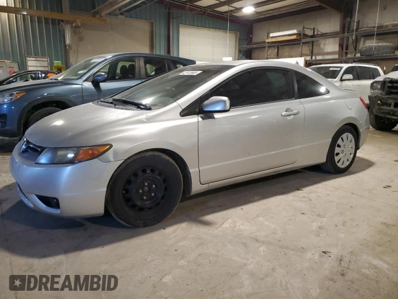 2008 Honda Civic Cpe LX with VIN 2HGFG12648H562554, listed as a Copart auction lot 42913665 with 164,719 mi miles and Clean Title. Bid and sale history available at carsss.com. Image 1.