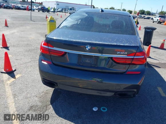 2016 BMW 7 Series 740i with VIN WBA7E2C52GG548048, listed as a IAAI auction lot 41701806 with 72,680 mi miles. Bid and sale history available at carsss.com. Image 16.