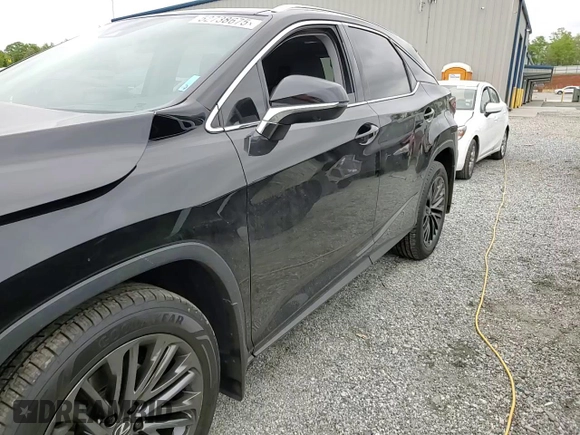 2022 Lexus RX 350 with VIN 2T2HZMAA4NC231760, listed as a Copart auction lot 52738675 with 27,186 mi miles and Salvage Title. Bid and sale history available at DreamBid. Image 12.