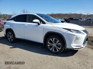 2022 Lexus RX 350 with VIN 2T2HZMDA7NC322095, listed as a Copart auction lot 49484325 with 124,042 mi miles and Salvage Title. Bid and sale history available at DreamBid. Image 4.