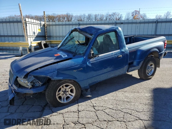 2001 Ford Ranger XL with VIN 1FTYR10U01TA16393, listed as a Copart auction lot 62993834 with 157,495 mi miles and Non repairable. Bid and sale history available at DreamBid. Image 1.