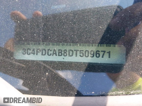 2013 Dodge Journey SE с VIN 3C4PDCAB8DT509671, выставлен на аукционе IAAI как лот 42411776 с пробегом 131 129 миль миль и . История ставок и продаж доступна на DreamBid. Изображение 12.