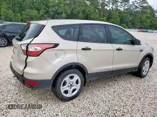 2018 Ford Escape S with VIN 1FMCU0F79JUA54327, listed as a Copart auction lot 58419695 with 48,995 mi miles and Salvage title. Bid and sale history available at DreamBid. Image 3.