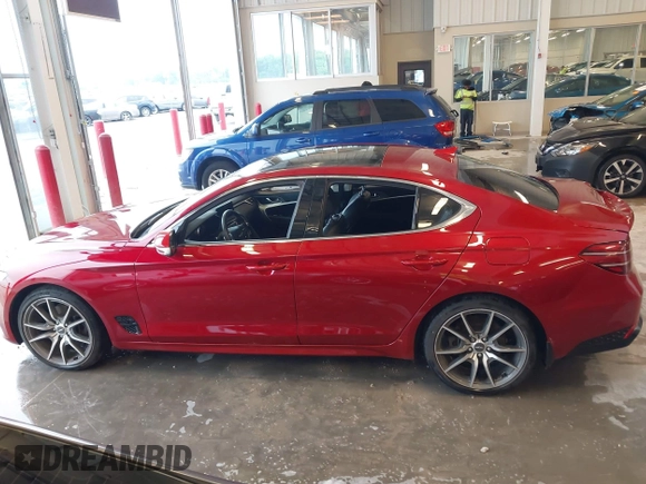 2022 Genesis G70 2.0T with VIN KMTG34TA3NU086889, listed as a IAAI auction lot 42205079 with 51,792 mi miles and . Bid and sale history available at DreamBid. Image 15.