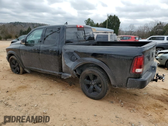2019 Ram 1500 Classic Warlock with VIN 1C6RR6GG5KS692855, listed as a Copart auction lot 42492595 with 42,058 mi miles and Salvage Title. Bid and sale history available at carsss.com. Image 2.