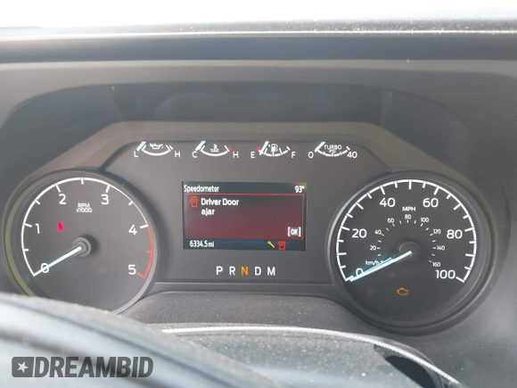 2025 Ford F-250 XL with VIN 1FT7W2BT9SEC54537, listed as a IAAI auction lot 42714592 with 6,334 mi miles and . Bid and sale history available at DreamBid. Image 7.