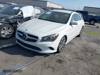 2018 Mercedes-Benz CLA with VIN WDDSJ4EB7JN657086, listed as a IAAI auction lot 41865665 with 36,178 mi miles. Bid and sale history available at carsss.com. Image 2.
