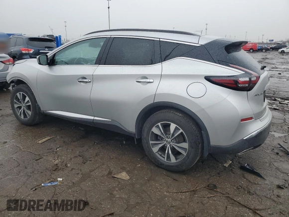 2021 Nissan Murano SV with VIN 5N1AZ2BS6MC104884, listed as a Copart auction lot 47567305 with 36,331 mi miles and Salvage Title. Bid and sale history available at DreamBid. Image 2.