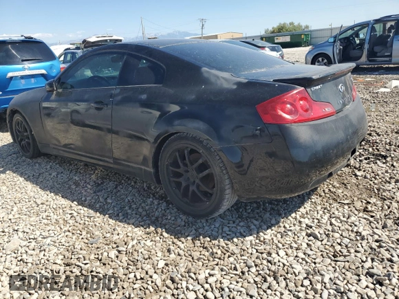 2006 Infiniti G35 Coupe with VIN JNKCV54EX6M700920, listed as a Copart auction lot 81636804 with 120,109 mi miles and Salvage Title. Bid and sale history available at carsss.com. Image 2.