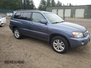 2007 Toyota Highlander Hybrid w/3rd Row with VIN JTEEW21A570038840, listed as a Copart auction lot 71243204 with 226,529 mi miles and Salvage Title. Bid and sale history available at carsss.com. Image 4.