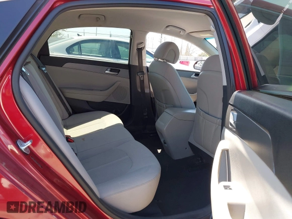 2015 Hyundai Sonata 2.4L SE with VIN 5NPE24AF6FH054876, listed as a IAAI auction lot 41997263 with 192,510 mi miles. Bid and sale history available at carsss.com. Image 8.