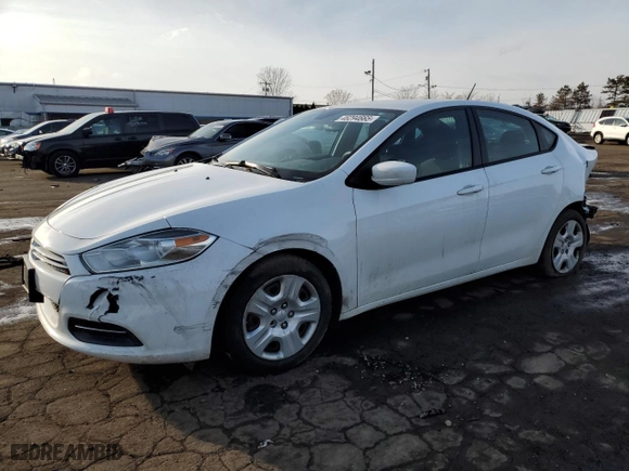 2015 Dodge Dart SE with VIN 1C3CDFAA7FD174066, listed as a Copart auction lot 46294665 with 86,547 mi miles and Salvage Title. Bid and sale history available at carsss.com. Image 1.