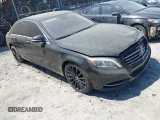 2016 Mercedes-Benz S 550 with VIN WDDUG8FB1GA238762, listed as a IAAI auction lot 42055827 with 134,953 mi miles and . Bid and sale history available at carsss.com. Image 1.