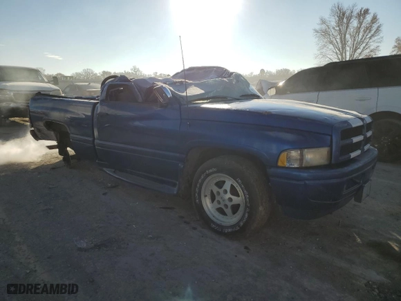 1996 Dodge Ram 1500 with VIN 1B7HC16Z6TS712642, listed as a Copart auction lot 82644224 with 101,876 mi miles and Salvage Title. Bid and sale history available at carsss.com. Image 4.