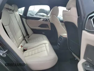 2022 BMW 4 Series M440i xDrive with VIN WBA13AW01NFL97602, listed as a Copart auction lot 43349585 with 46,123 mi miles and Salvage title. Bid and sale history available at DreamBid. Image 10.