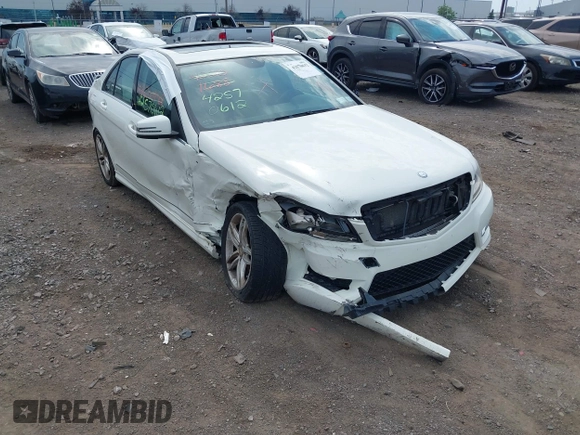 2012 Mercedes-Benz C 300 Sport with VIN WDDGF8BB2CA643903, listed as a IAAI auction lot 42570612 with 157,410 mi miles and . Bid and sale history available at DreamBid. Image 6.