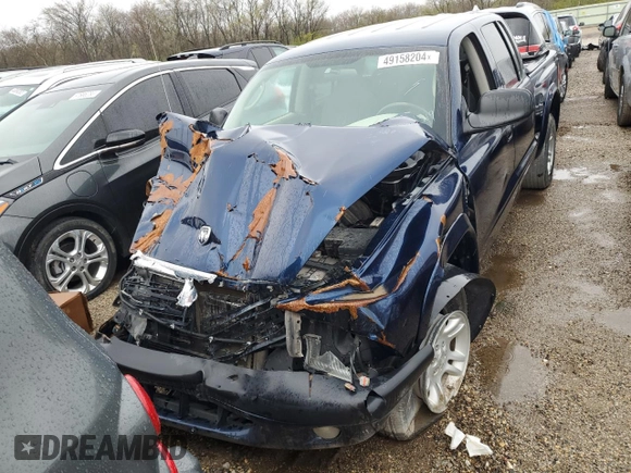 2004 Dodge Dakota Sport with VIN 1D7HL38N84S700019, listed as a Copart auction lot 49158204 with 95,636 mi miles and Salvage Title. Bid and sale history available at carsss.com. Image 5.