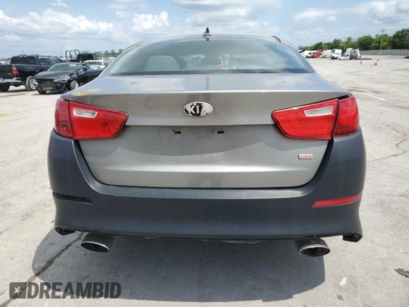 2015 Kia Optima LX with VIN 5XXGM4A71FG382276, listed as a Copart auction lot 65351315 with 209,667 mi miles and Salvage title. Bid and sale history available at DreamBid. Image 6.