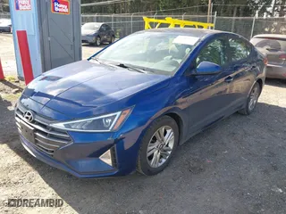 2020 Hyundai Elantra SEL with VIN 5NPD84LFXLH579068, listed as a IAAI auction lot 41682393 with 110751 miles. Bid and sale history available at carsss.com. Image 17.