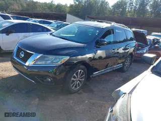 2016 Nissan Pathfinder S with VIN 5N1AR2MN6GC604779, listed as a IAAI auction lot 40990112 with 188881 miles. Bid and sale history available at carsss.com. Image 17.