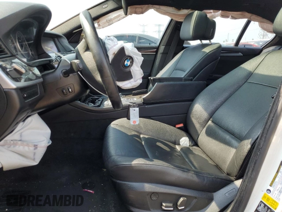 2013 BMW 5 Series 528i xDrive with VIN WBAXH5C59DD114652, listed as a Copart auction lot 59970575 with Not provided miles and Salvage title. Bid and sale history available at DreamBid. Image 7.
