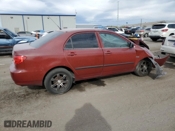 2005 Toyota Corolla CE with VIN 1NXBR32E35Z548322, listed as a Copart auction lot 50912035 with 110,663 mi miles and Salvage Title. Bid and sale history available at DreamBid. Image 3.