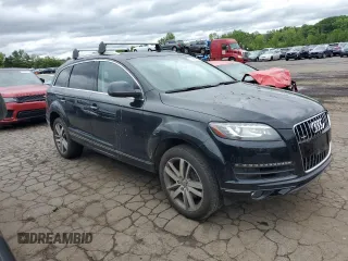 2014 Audi Q7 Premium Plus with VIN WA1LMAFE8ED020520, listed as a Copart auction lot 58448755 with 139,135 mi miles and Clean title. Bid and sale history available at DreamBid. Image 4.