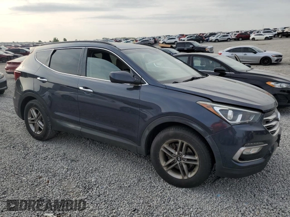 2017 Hyundai Santa Fe 2.4L with VIN 5NMZU3LB7HH026312, listed as a Copart auction lot 54841725 with 148,463 mi miles and Salvage title. Bid and sale history available at DreamBid. Image 4.