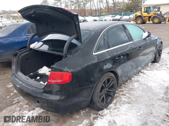 2009 Audi A4 2.0T Prem Plus with VIN WAUSF78KX9N031534, listed as a IAAI auction lot 41494372 with 999,999 mi miles. Bid and sale history available at carsss.com. Image 4.