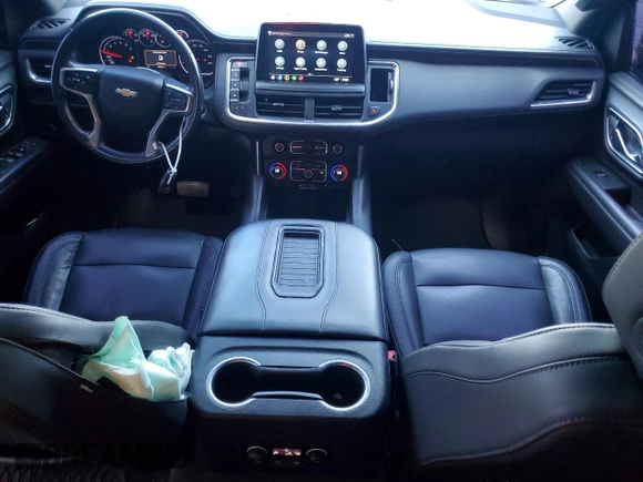2021 Chevrolet Tahoe LT with VIN 1GNSCNKD8MR120313, listed as a Copart auction lot 56862875 with 125,040 mi miles and Clean title. Bid and sale history available at DreamBid. Image 8.
