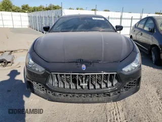 2018 Maserati Ghibli with VIN ZAM57XSA4J1268685, listed as a Copart auction lot 62302313 with 76,576 mi miles. Bid and sale history available at carsss.com. Image 5.