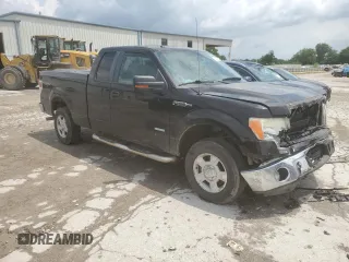 2013 Ford F-150 XL with VIN 1FTFX1ET0DFB38753, listed as a Copart auction lot 61244495 with 211,235 mi miles and Salvage title. Bid and sale history available at DreamBid. Image 4.