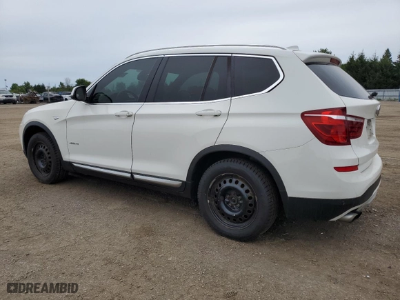 2015 BMW X3 xDrive28i with VIN 5UXWX9C55F0D59596, listed as a Copart auction lot 65192624 with 208,834 mi miles and Non Repairable. Bid and sale history available at carsss.com. Image 2.