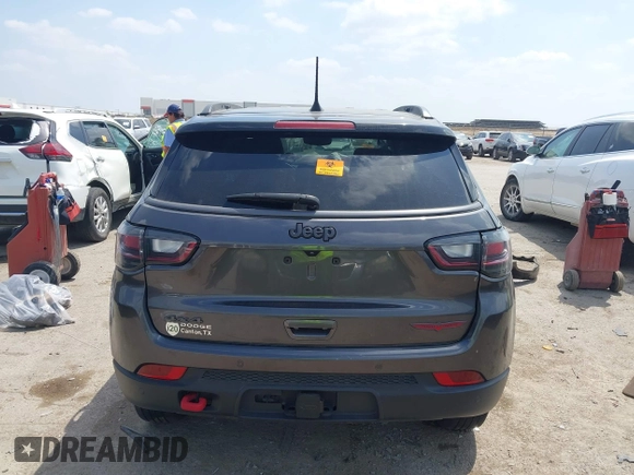 2022 Jeep Compass Trailhawk with VIN 3C4NJDDBXNT157230, listed as a IAAI auction lot 42046292 with Not provided miles and . Bid and sale history available at DreamBid. Image 16.