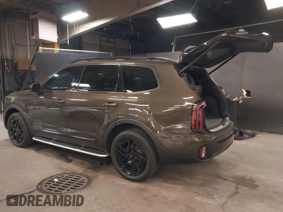 2024 Kia Telluride SX Prestige X-Line with VIN 5XYP5DGC0RG421909, listed as a IAAI auction lot 42298822 with 26,073 mi miles and . Bid and sale history available at DreamBid. Image 3.