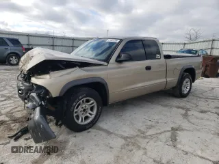 2002 Dodge Dakota with VIN 1B7GL12X32S710586, listed as a Copart auction lot 41407235 with 123,027 mi miles and Salvage Title. Bid and sale history available at carsss.com. Image 1.